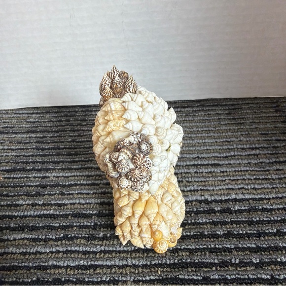 Sea Shell Folk Art Cat Figurine Set-Vintage - Picture 6 of 7